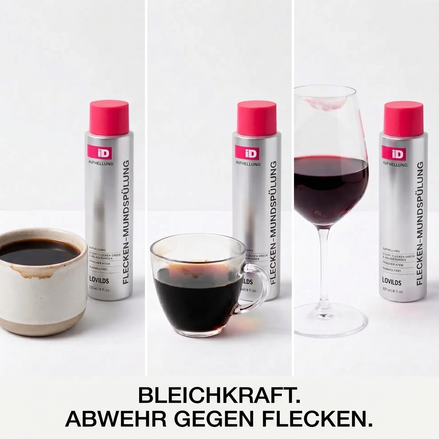 Aufhellendes Anti-Flecken-Mundwasser 237 ml.